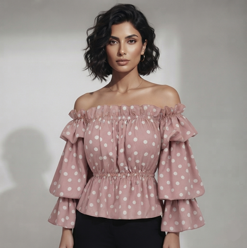 Blusa manga Larga Mujer - Colección Verano 2026