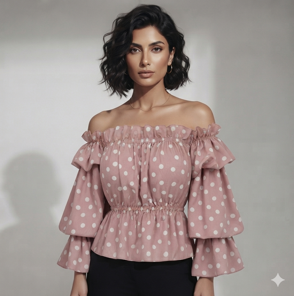 Blusa manga Larga Mujer - Colección Verano 2026