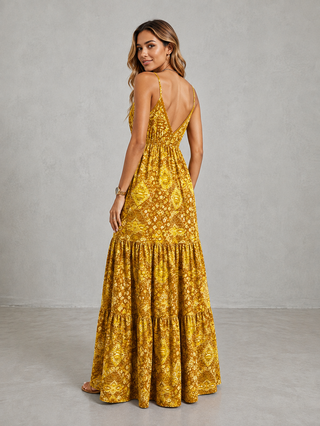 Vestido Maxi Boho Floral - Colección Verano 2026