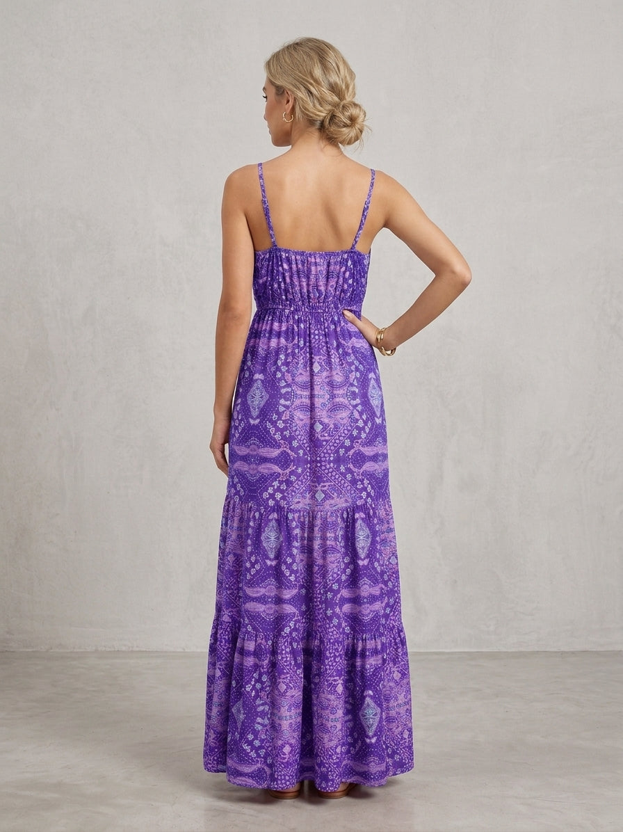 Vestido Maxi Boho Floral - Colección Verano 2026
