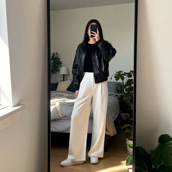 Pantalón Palazzo Lino Wide Leg